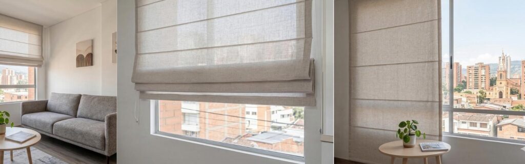 Cortinas Romanas en Bucaramanga